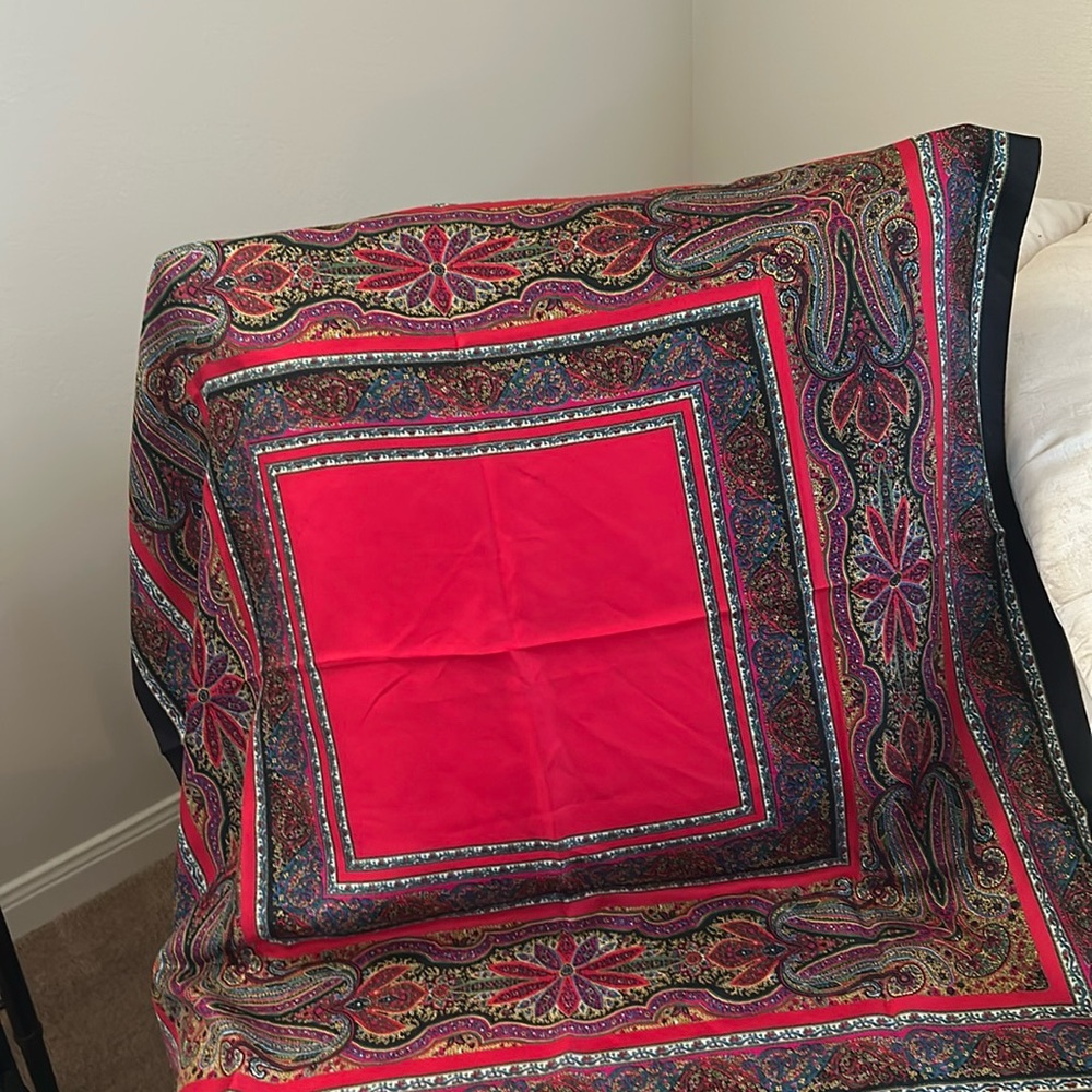 Oscar de la Renta Silk Scarf